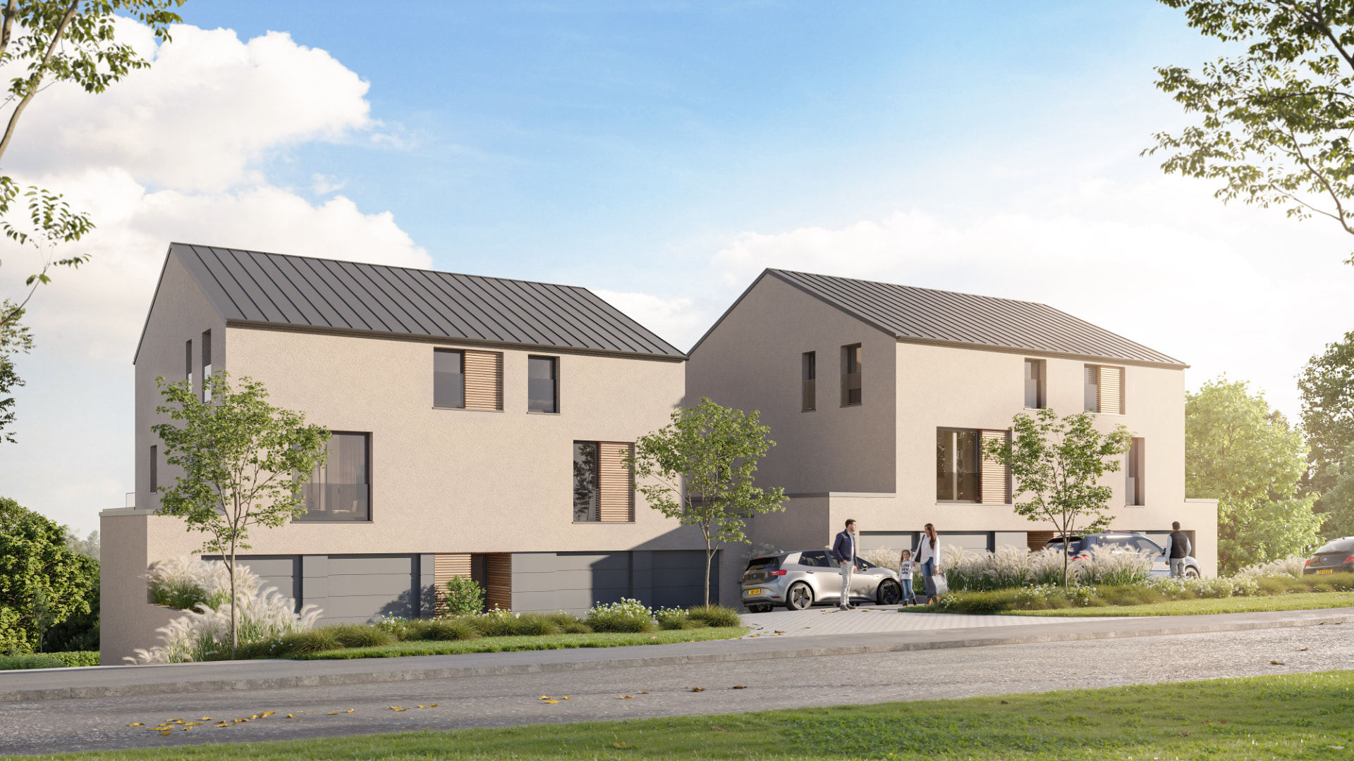 Am Gaart — vue depuis la rue