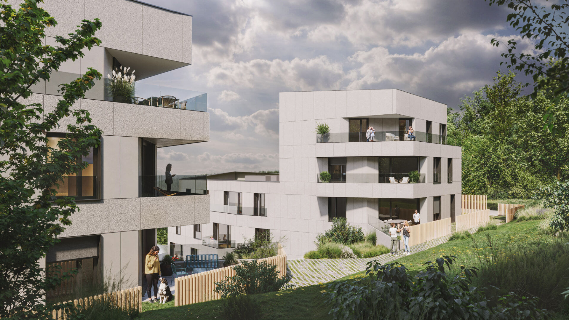 Résidence Eden — terrasses et balcons