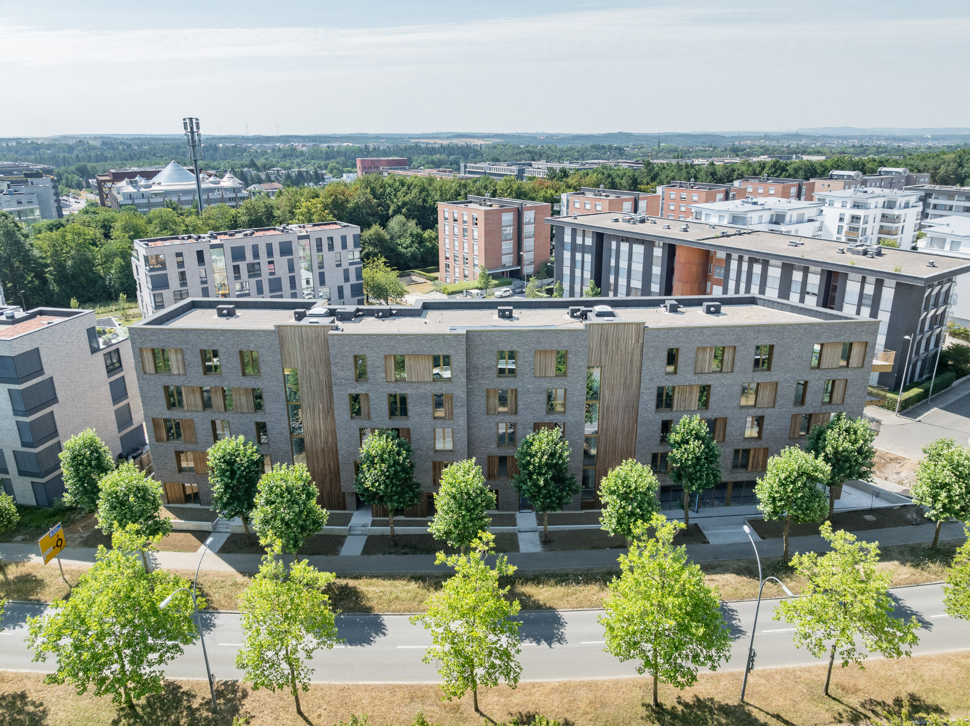 Résidence Réimerwee — vue aérienne du quartier