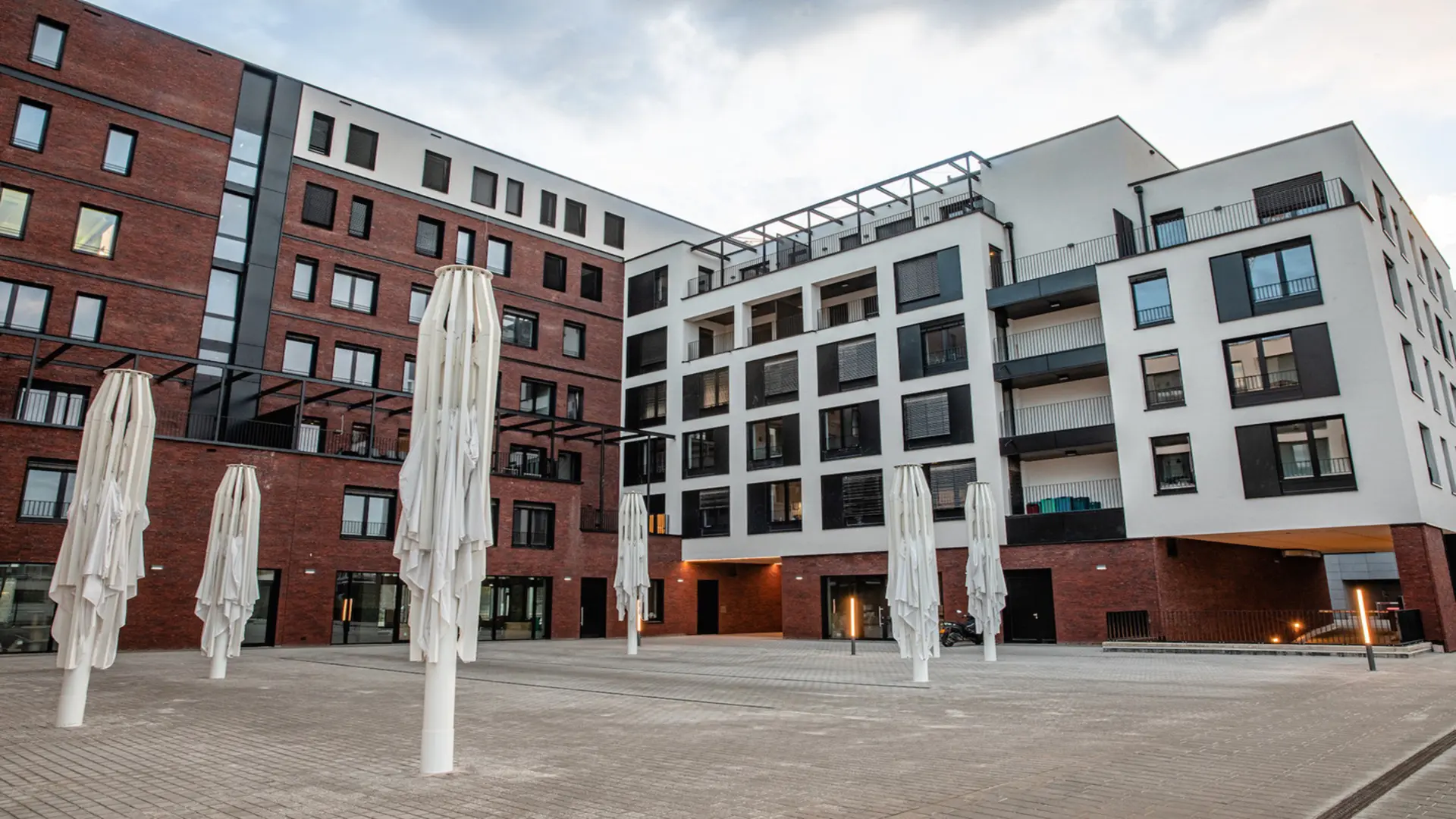 Résidence Twenty8 — cour intérieure et espaces communs