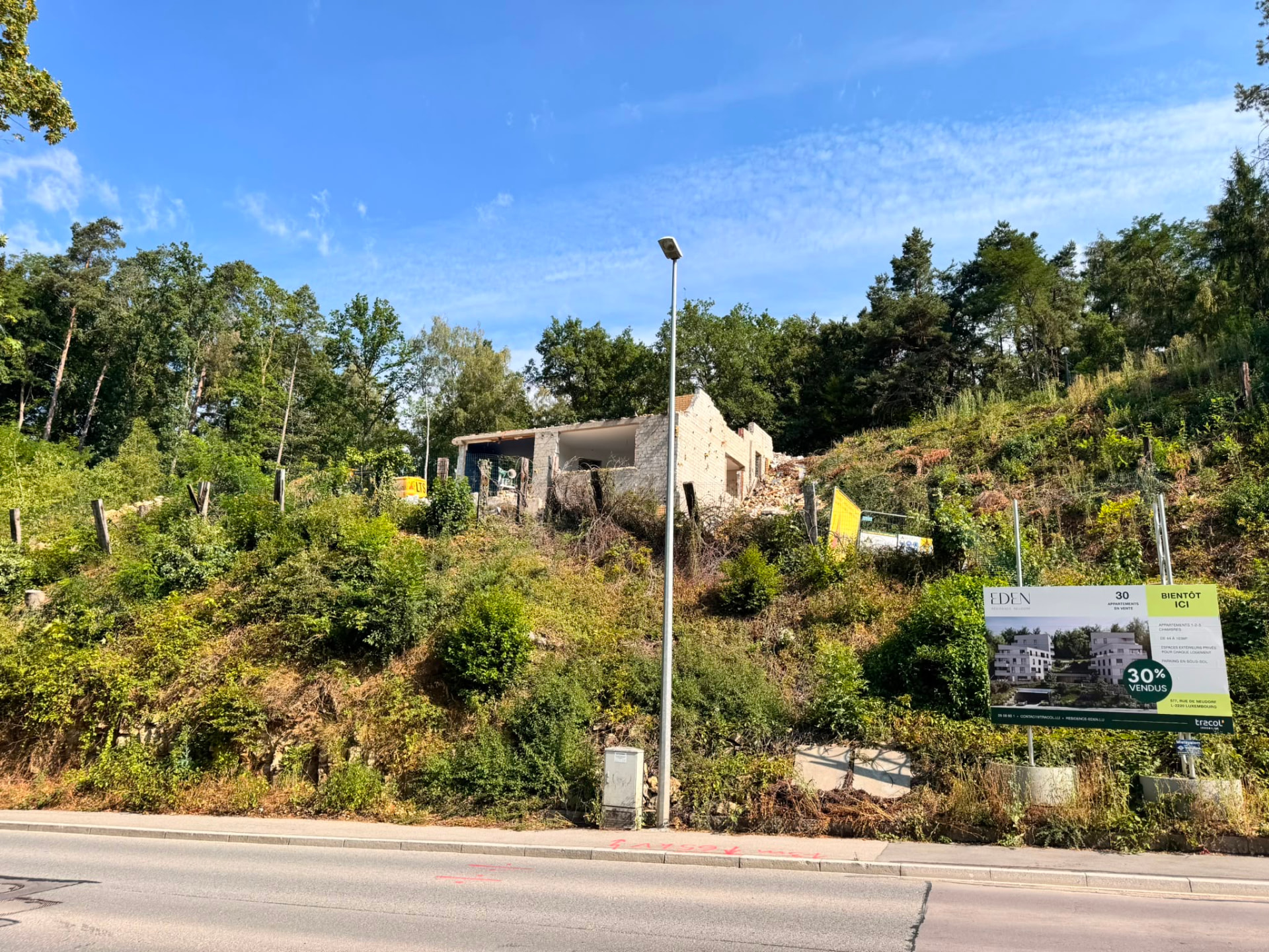 Avancée majeure sur le chantier de la résidence EDEN à Luxembourg-Neudorf. — 1